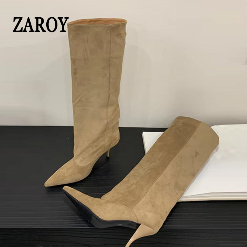 ZAROY Bốt Nữ Cao Đến Gối Bốt Đ - đánh giá và giá Knee High Boots Women