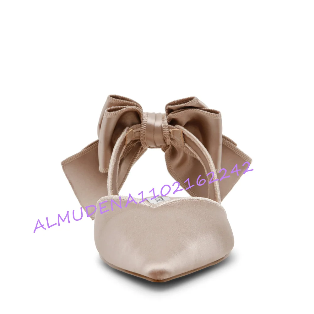 Elegant Women Satin Pointed To - đánh giá và giá Mule Slip On