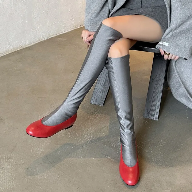 Fashion Brand Round Toe Knee H - đánh giá và giá Sock Boot Women