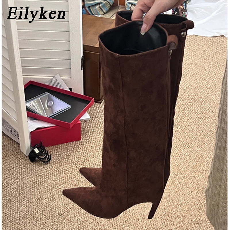 Eilyken Sexy Thin High Heels P - đánh giá và giá Knee High Boots Women